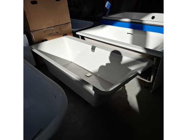 Ligbad villeroy & boch, squaro edge 12, wit - afbeelding 2 van  9