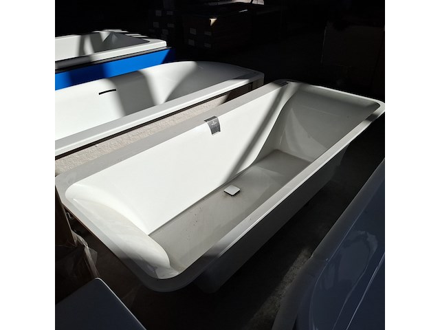 Ligbad villeroy & boch, squaro edge 12, wit - afbeelding 3 van  9