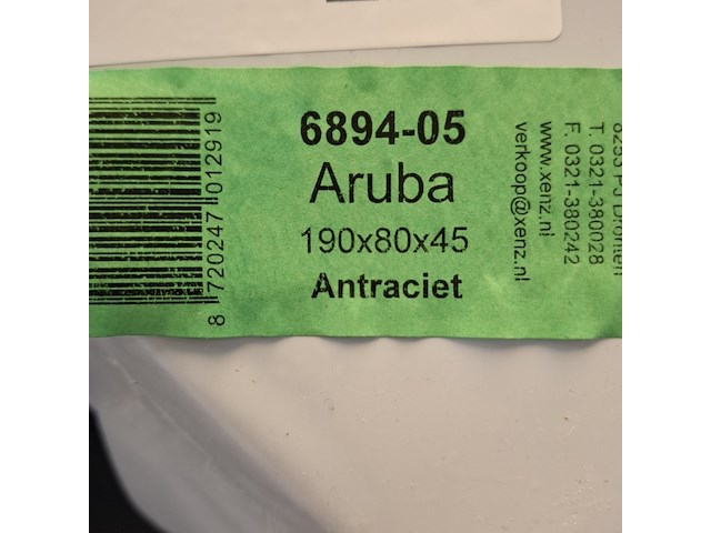 Ligbad xenz, aruba, antraciet - afbeelding 4 van  4