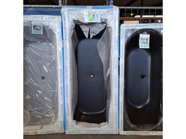 Ligbad, xenz, aruba, mat zwart - afbeelding 1 van  4