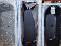 Ligbad, xenz, aruba, mat zwart - afbeelding 1 van  4