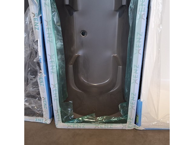 Ligbad, xenz, ibiza, mat antraciet - afbeelding 4 van  5