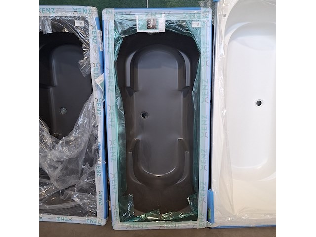 Ligbad, xenz, ibiza, mat antraciet - afbeelding 1 van  4