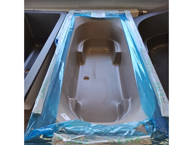 Ligbad xenz, kanaga, mat cement - afbeelding 1 van  5