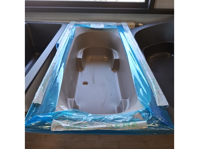 Ligbad xenz, kanaga, mat cement - afbeelding 2 van  5