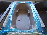 Ligbad xenz, kanaga, mat cement - afbeelding 2 van  5