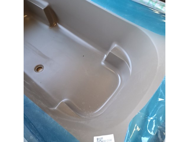 Ligbad xenz, kanaga, mat cement - afbeelding 5 van  5