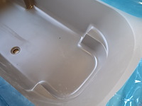 Ligbad xenz, kanaga, mat cement - afbeelding 5 van  5