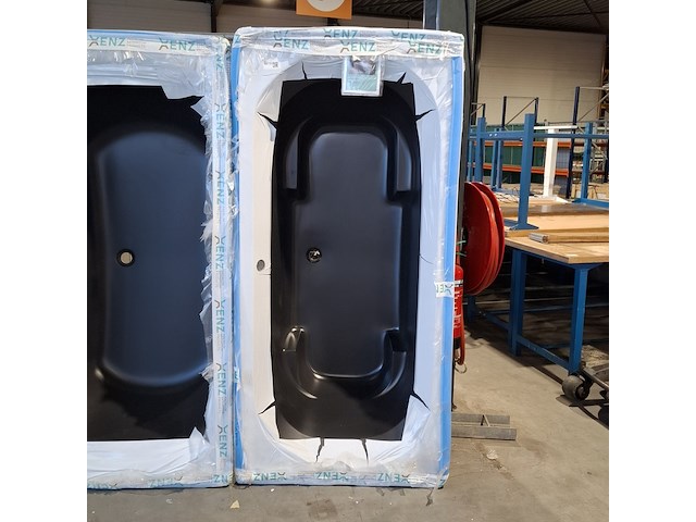 Ligbad, xenz, kanaga, mat zwart - afbeelding 1 van  4