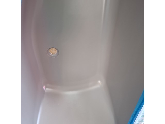 Ligbad xenz, lagoon compact, mat cement - afbeelding 4 van  5