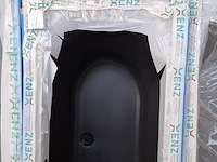 Ligbad, xenz, lagoon, mat zwart - afbeelding 2 van  3