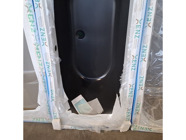 Ligbad, xenz, lagoon, mat zwart - afbeelding 3 van  3