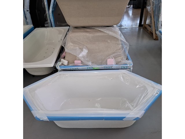 Ligbad xenz, lucia, glans wit - afbeelding 2 van  6