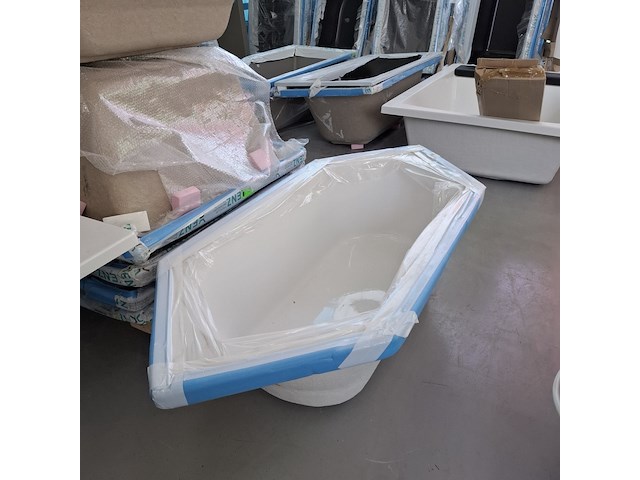 Ligbad xenz, lucia, glans wit - afbeelding 3 van  6