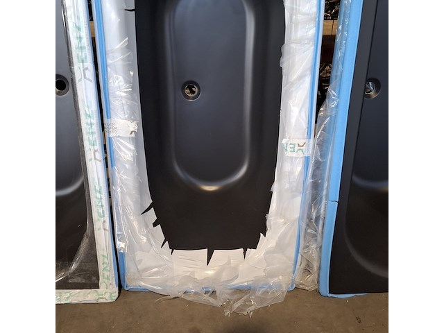 Ligbad, xenz, madeira, mat zwart - afbeelding 3 van  4