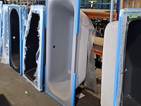 Ligbad, xenz, mat cement - afbeelding 2 van  4