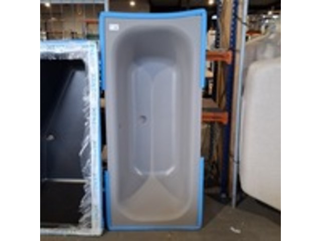 Ligbad, xenz, mat cement - afbeelding 1 van  4