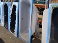 Ligbad, xenz, mat cement - afbeelding 2 van  4