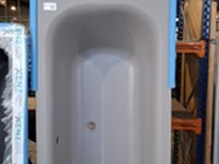 Ligbad, xenz, mat cement - afbeelding 3 van  4