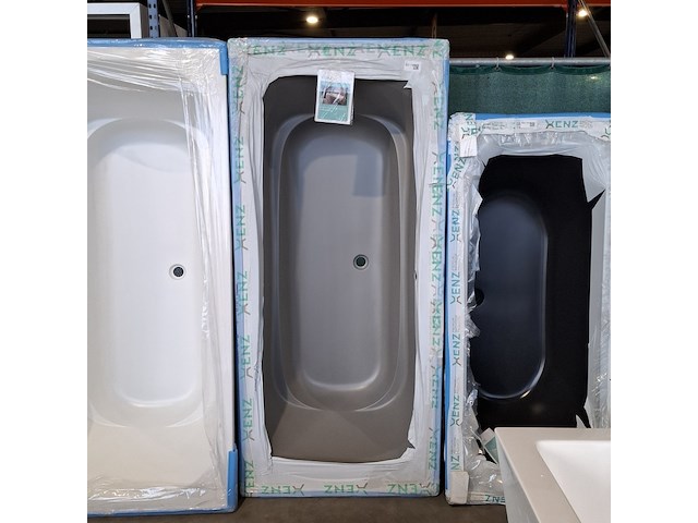 Ligbad, xenz, nassau, mat cement - afbeelding 1 van  4