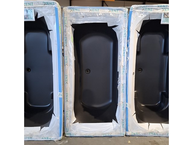 Ligbad, xenz, robijn, mat zwart - afbeelding 1 van  4