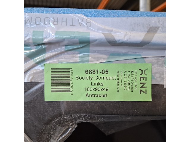 Ligbad , xenz, society-compact links, antraciet - afbeelding 5 van  5