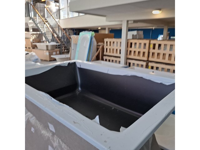 Ligbad xenz, society , mat zwart - afbeelding 1 van  7