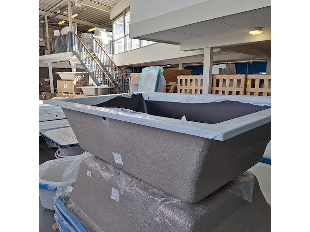 Ligbad xenz, society , mat zwart - afbeelding 2 van  7