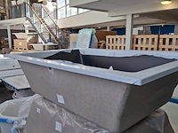 Ligbad xenz, society , mat zwart - afbeelding 2 van  7