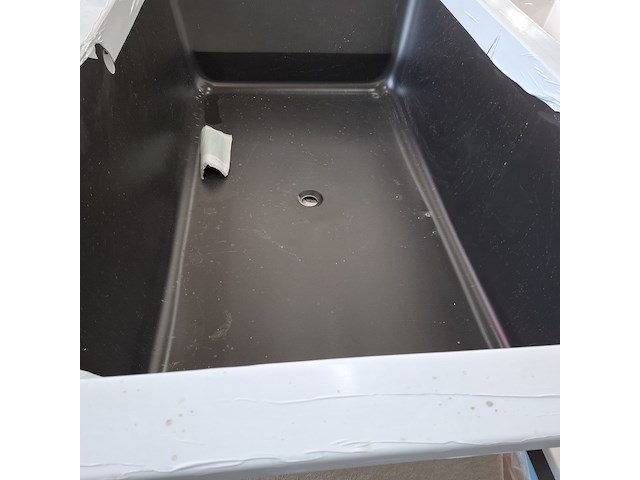 Ligbad xenz, society , mat zwart - afbeelding 4 van  7