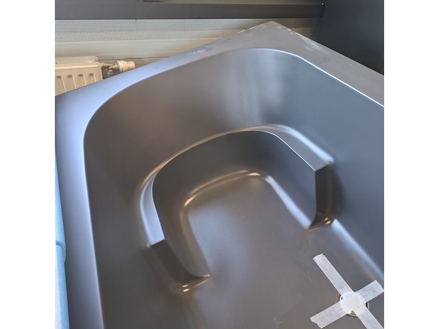 Ligbad xenz, tanga, mat zwart - afbeelding 3 van  6