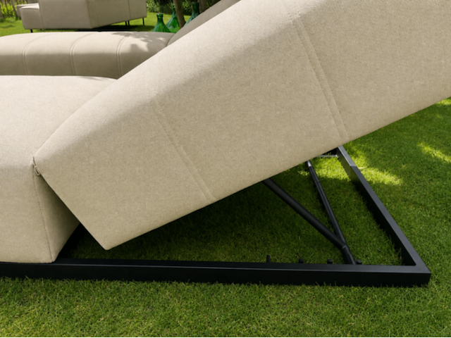 Ligbed allweather veneto , sand, bouwjaar 2026 - afbeelding 2 van  2