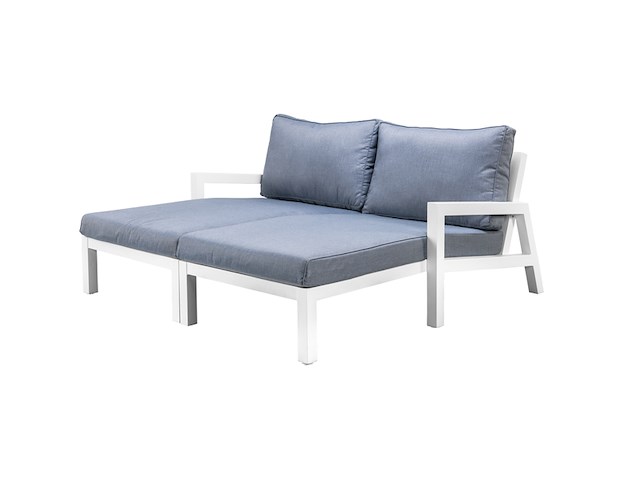 Ligbed, suns, lago, mat white - afbeelding 1 van  1