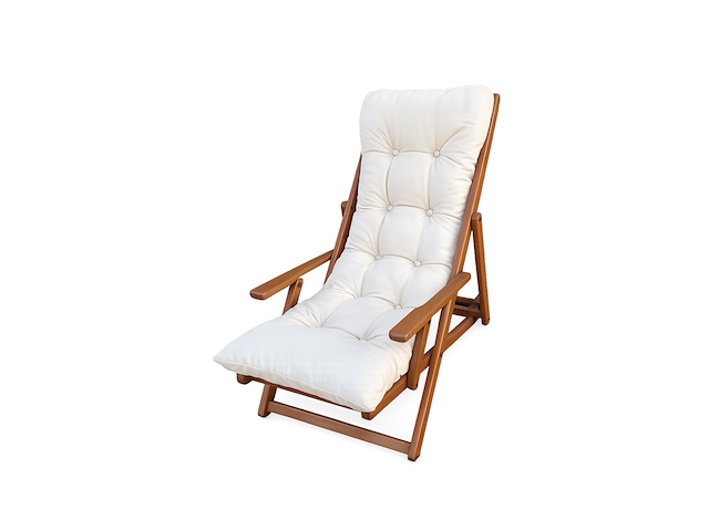 Ligbeddenset, rehi luxe 1pers, crème/wit, walnoot - afbeelding 3 van  3