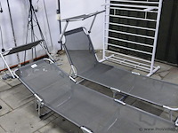 Ligbedden/stretchers v.v. zonneklep - 2 stuks - afbeelding 1 van  4