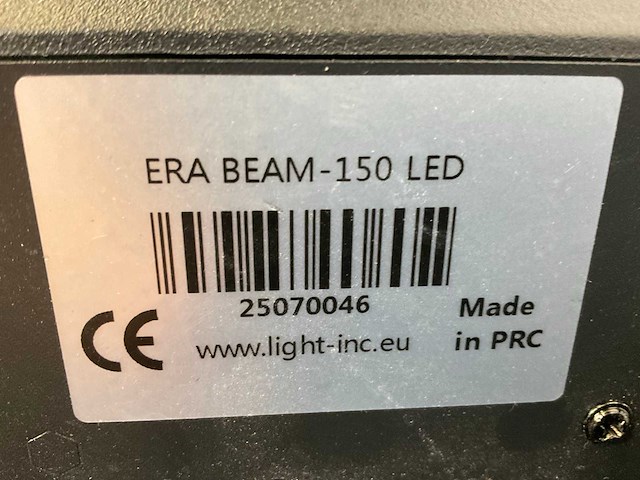 Light-inc era beam-150 led moving head (4x) - afbeelding 6 van  8