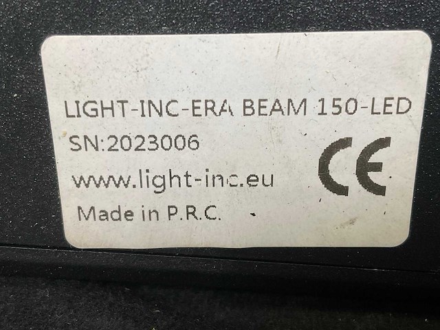Light-inc era beam-150 led moving head (8x) - afbeelding 6 van  8