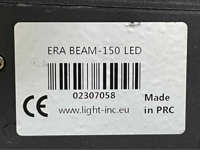 Light-inc era beam led moving head (4x) - afbeelding 8 van  8
