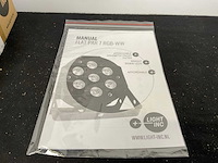 Light-inc flar-par 7 rgb ww led flat par (41x) - afbeelding 9 van  12