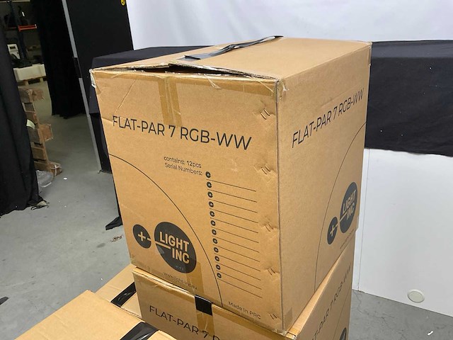 Light-inc flar-par 7 rgb ww led flat par (41x) - afbeelding 11 van  12