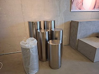 Light & living - alarios nikkel satin - zuil (6x) - afbeelding 1 van  4
