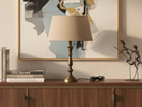 Light & living helga tafellamp aged bronze - afbeelding 1 van  7