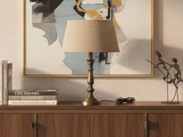 Light & living helga tafellamp aged bronze - afbeelding 1 van  7