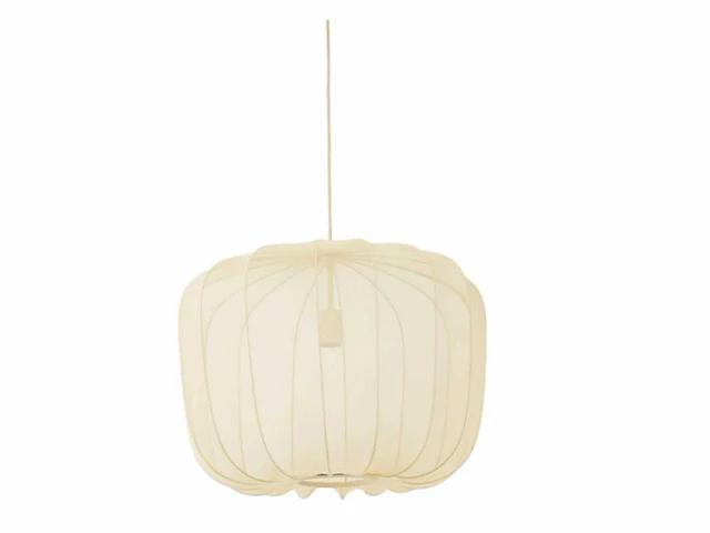 Light & living plumeria hanglamp l h45xø60cm zand - afbeelding 1 van  4