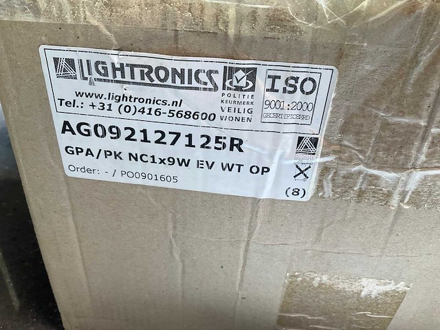 Lightronics gpa/pk slagvast wand/plafondarmatuur verlichting - afbeelding 2 van  6