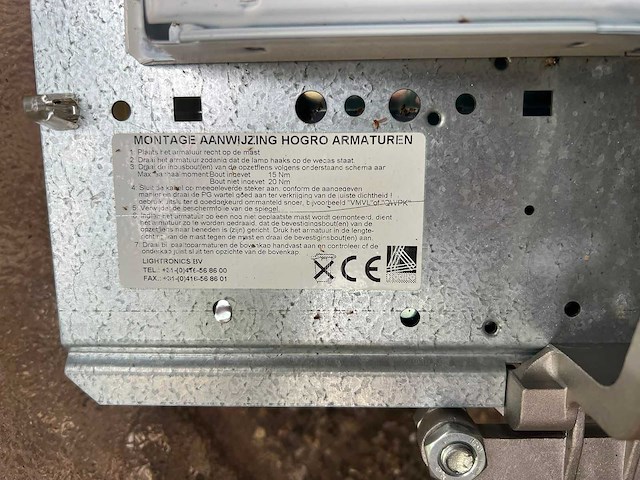 Lightronics hogro partij lantaarnpaal armaturen, ca. 100 stuks - afbeelding 5 van  6