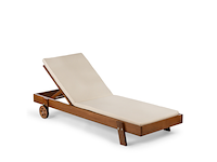 Ligstoel, pal, walnoot