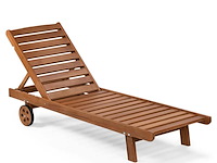 Ligstoel, pal, walnoot - afbeelding 3 van  3