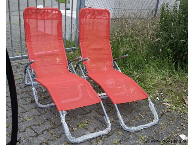 Ligstoelen - 2 stuks - afbeelding 1 van  2
