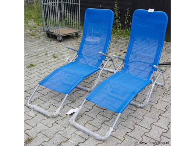 Ligstoelen - 2 stuks - afbeelding 1 van  1